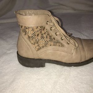 Tan ankle boots